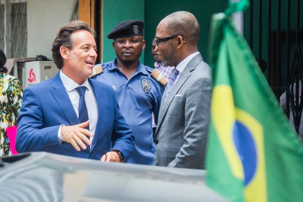 DG ICCN avec l'ambassadeur du Brésil en RDC